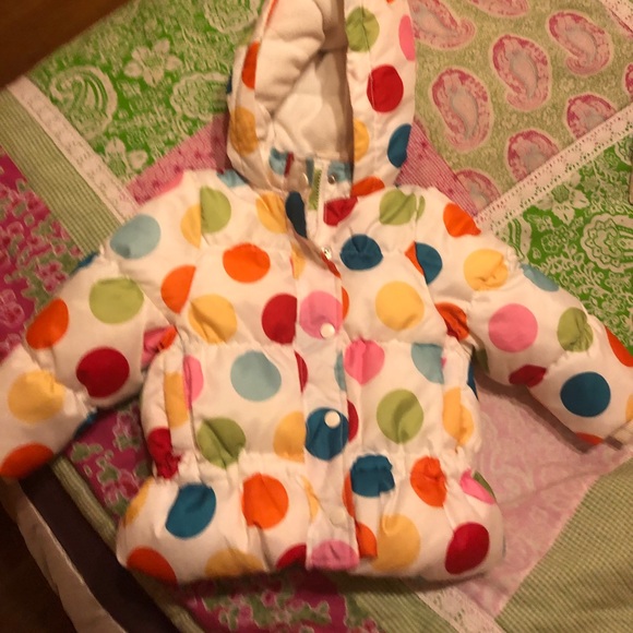 Gymboree polka dots coat NWOT 12/24 months - Picture 3 of 3